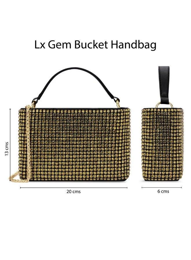 Lavie  Luxe women's Bucket (Gold) for Women | Best Price UAE
